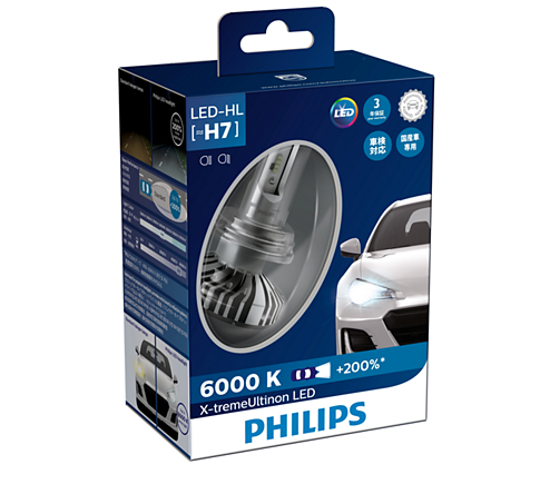 H7 Philips X-treme Ultinon II LED-headlight 2-Pack - Bilupplysningen