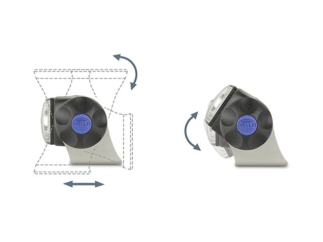 Hella LED Extraljusramp 470 m. Positionsljus – Kompakt ramp med bred ljusbild - Bilupplysningen