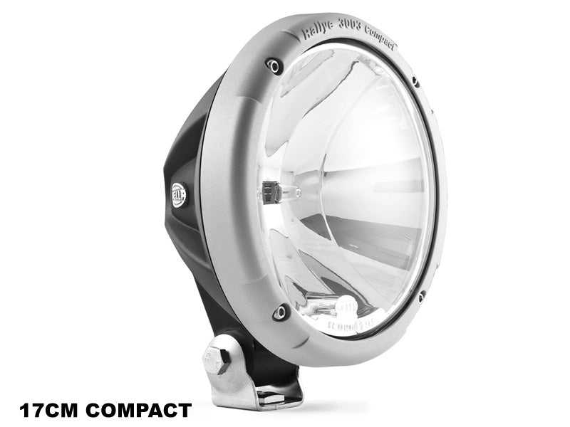 Hella Rallye 3003 Compact Silver – Lättplacerat extraljus med stark prestanda - Bilupplysningen