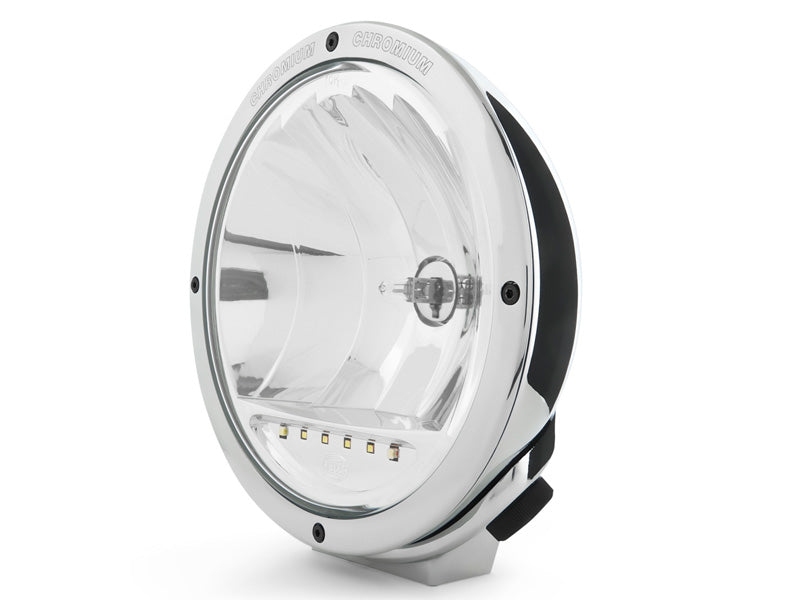 Hella Luminator Chromium med LED-positionsljus – E-godkänt extraljus - Bilupplysningen