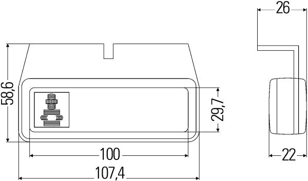 Hella Sidomarkeringslykta 24V LED - Bilupplysningen