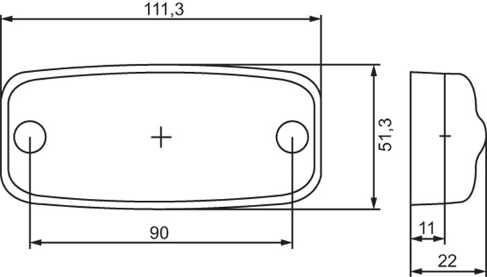 Hella Value Fit Sidomarkeringslykta, LED, Reflex - Bilupplysningen