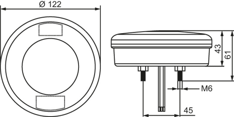 Hella Value Fit Dimbakljus 122mm LED 12-24v - Bilupplysningen