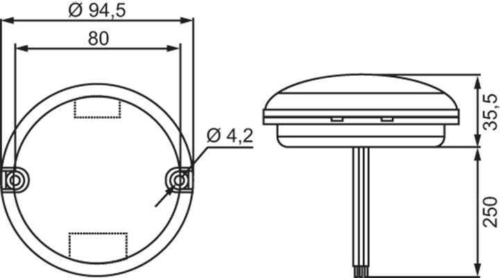 Hella Value Fit Dimbakljus 95mm LED 12-24v - Bilupplysningen