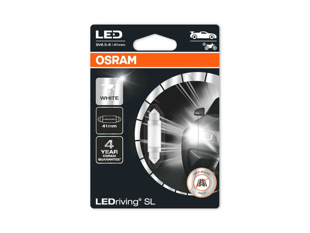 Osram C5W (Spole) 41mm LEDriving SL Kallvit 6000k - Bilupplysningen