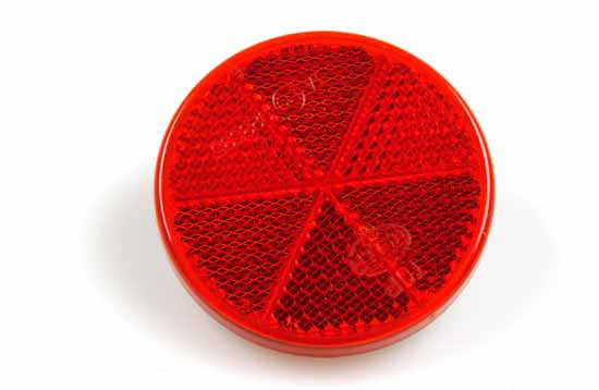 Reflex Röd Rund Ø60mm - Bilupplysningen