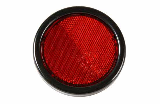Reflex Röd Rund Ø95mm med Skruv - Bilupplysningen