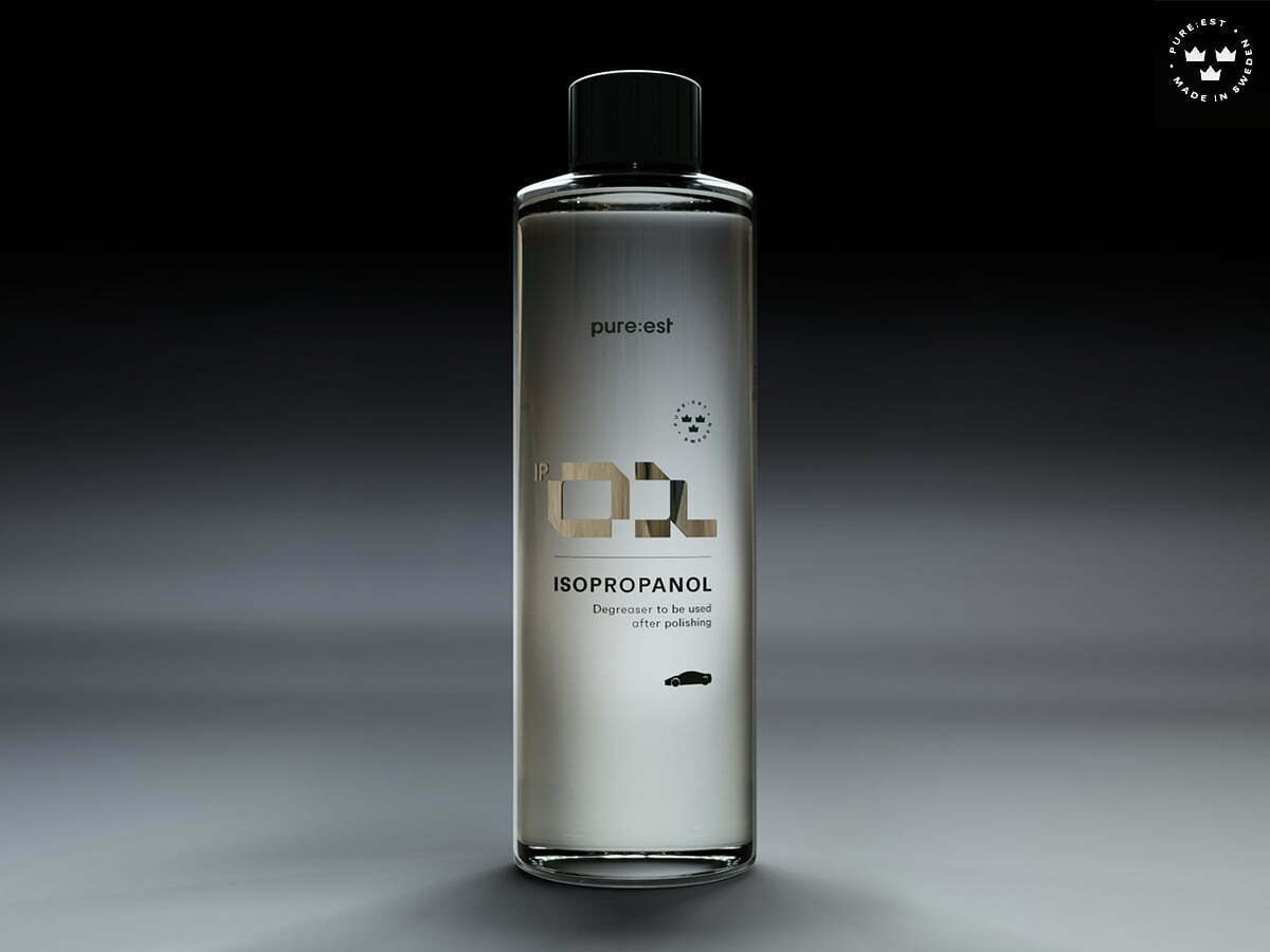 Pureest IP Isopropanol 500ml – Rengör lacken innan skydd - Bilupplysningen