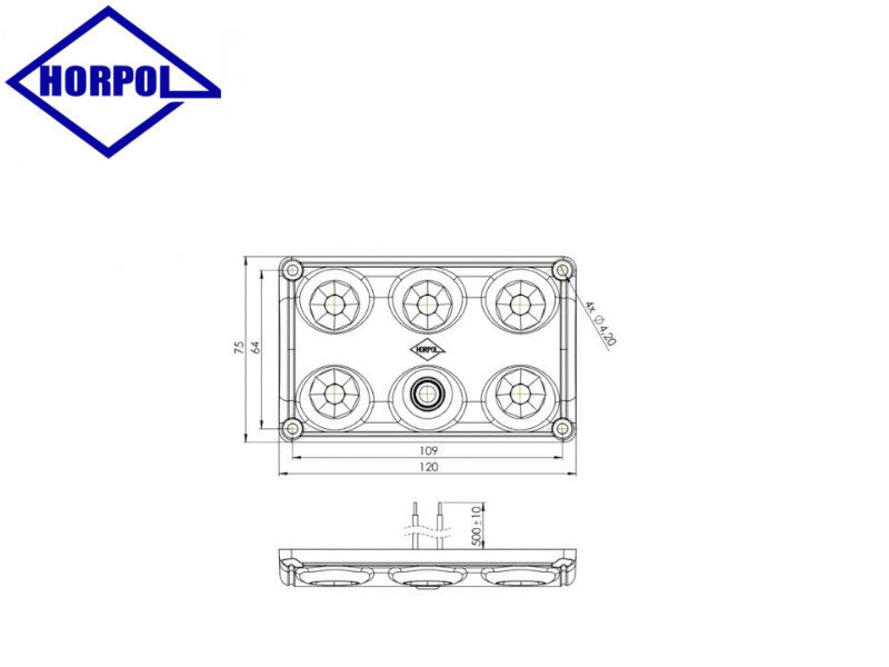 Innerbelysning vitt ljus, strömbrytare, röda dioder för mörkerseende - Bilupplysningen