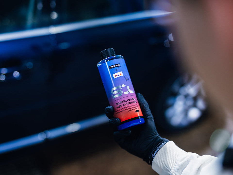 Pureest S1 Skumschampo med avrinning 500ml - OKQ8 Edition - Bilupplysningen