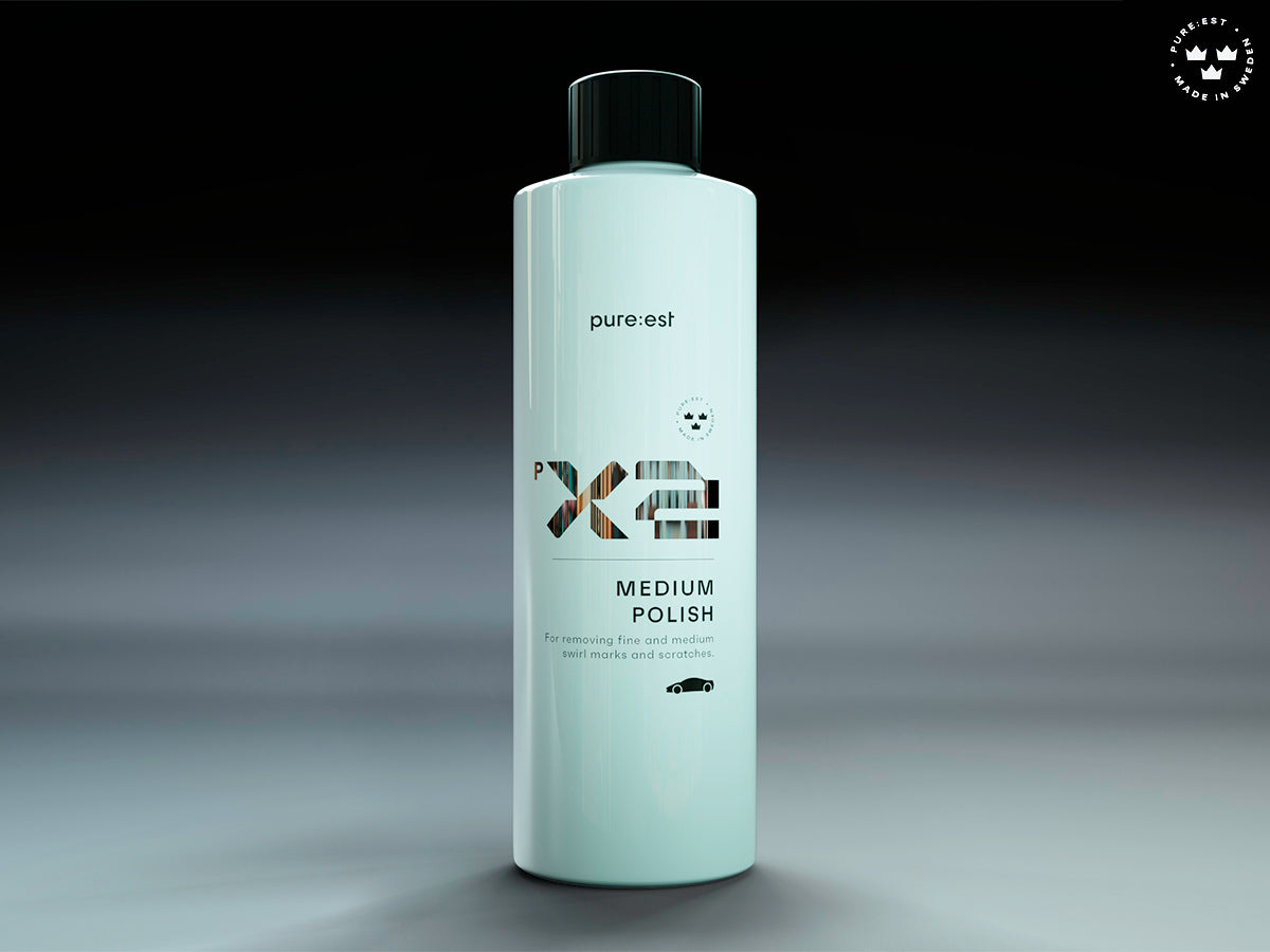 Pureest PX2 Polermedel Mellankornigt 500 ml – För repor & matt lack - Bilupplysningen