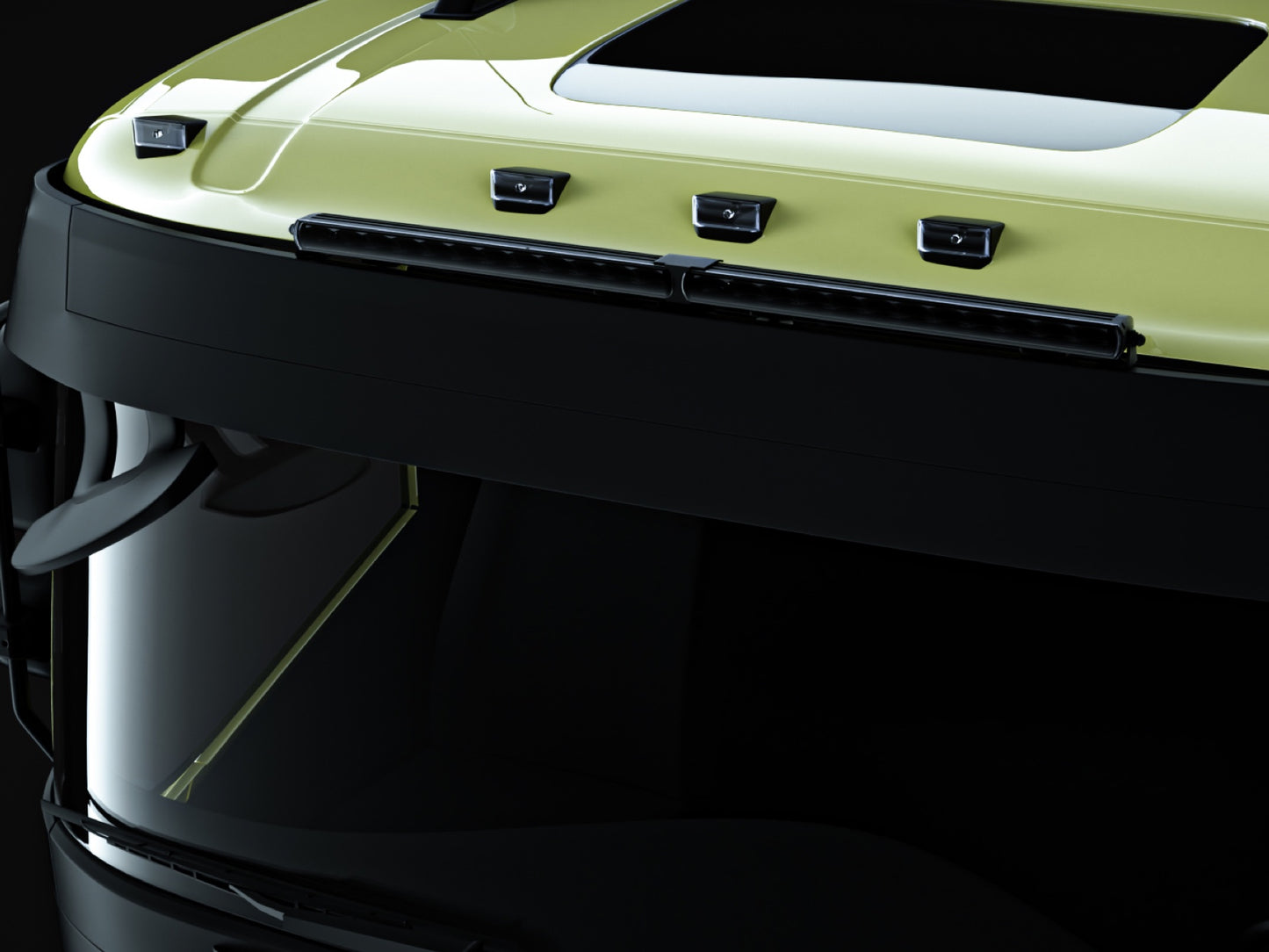 Viklight Ymer Pro 2x20tum LED Extraljus – Solskyddskit Volvo FH/FM/FMX 2021+ - Bilupplysningen