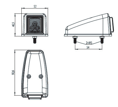 Gamma LED Sidomarkeringslykta - Bilupplysningen