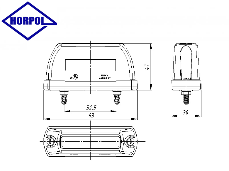 LED Nummerskyltsbelysning Liten - Bilupplysningen