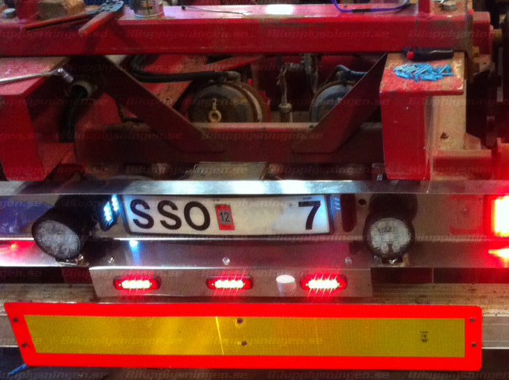 LED Nummerskyltsbelysning Liten - Bilupplysningen