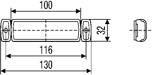 Hella Sidomarkeringslykta 24V LED - Bilupplysningen