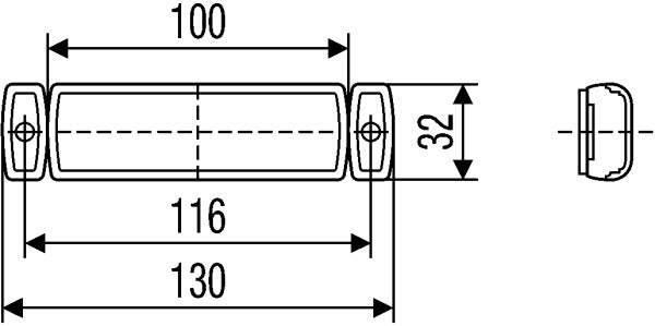Hella Sidomarkeringslykta 24V LED - Bilupplysningen