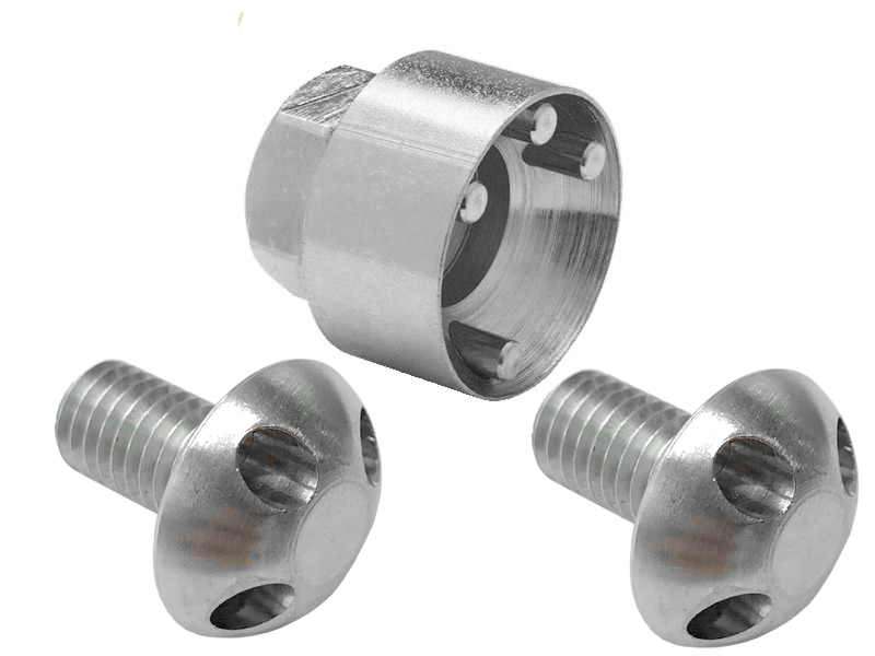 Låsskruvsset M10 för extraljus - Bilupplysningen