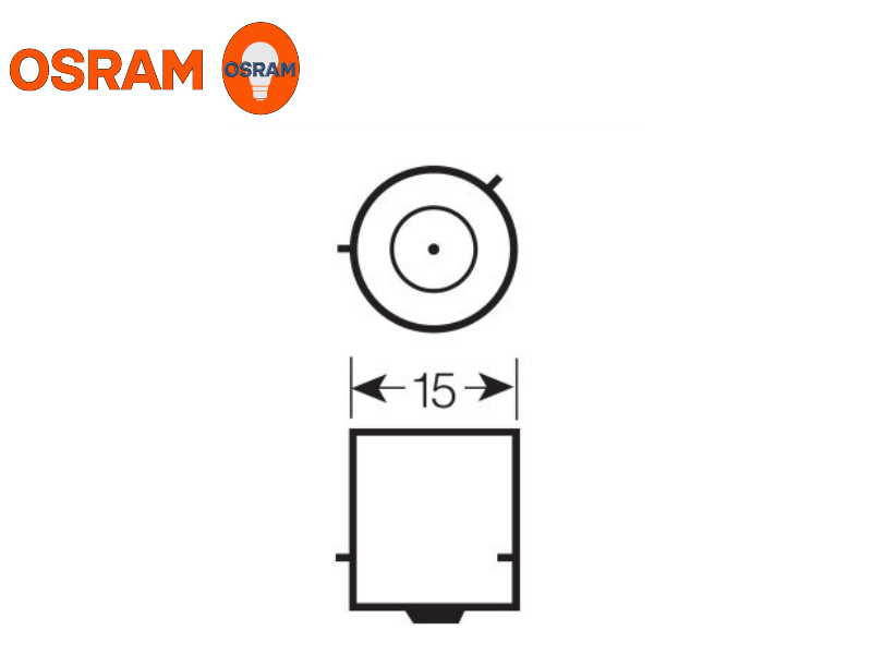 BAU15s (PY21W) Osram Original Line Orange - Bilupplysningen