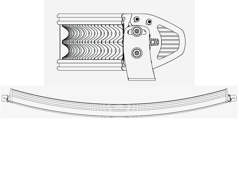 Rigid RDS-Series Pro 30" LED Extraljusramp – Böjd 47 520 lm ramp - Bilupplysningen