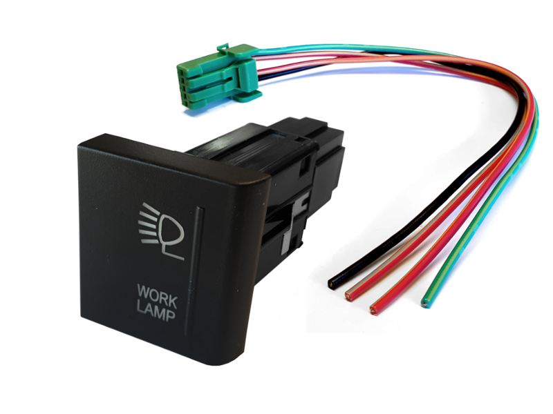 Modellanpassad knapp för Arbetsbelysning till Volkswagen Amarok - Bilupplysningen