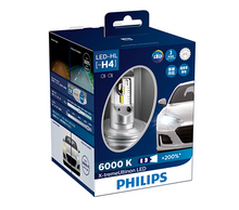H4 Philips X-treme Ultinon II LED-headlight 2-Pack - Bilupplysningen
