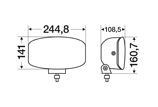 Hella Jumbo 320 FF Halogen m.LED - Bilupplysningen