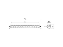 Hella LBX-720 LED-ramp 28” – 5500 lm, 320 m, ECE R10, IP67 - Bilupplysningen
