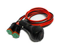 Cigarettändarkontakt med dubbla DT-anslutningar, 2m - Bilupplysningen