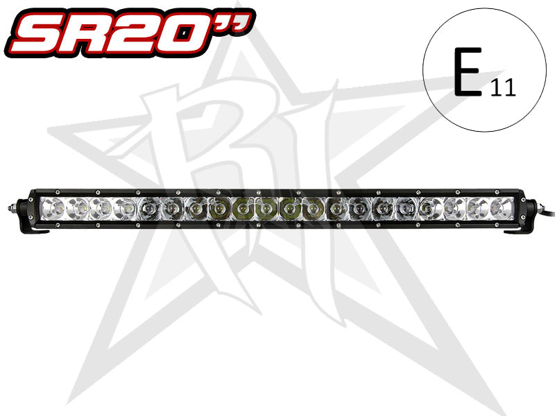 Rigid SR-Series 20" LED Extraljusramp – E-märkt & kombinerad ljusbild - Bilupplysningen
