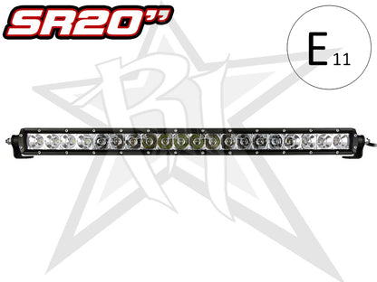 Rigid SR-Series 20" LED Extraljusramp – E-märkt & kombinerad ljusbild - Bilupplysningen