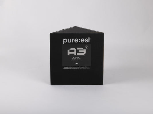 Pureest A3 Alkalisk Snow Foam 5L – För tjockt skum och effektiv förtvätt - Bilupplysningen