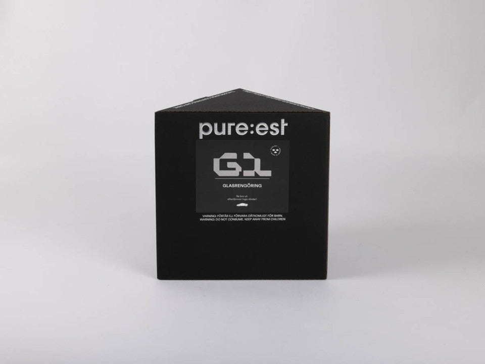 Pureest G1 Glasrengöring 5L – Rengöring för bilrutor & skärmar