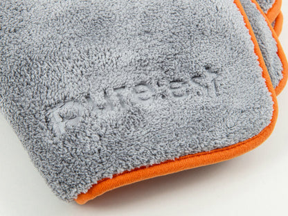 Pureest Mikrofiberduk – Grå, 40x40 cm med extra tjock mikrofiber - Bilupplysningen