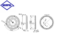 Innerbelysning rund med 9 dioder med integrerad rörelsesensor - Bilupplysningen