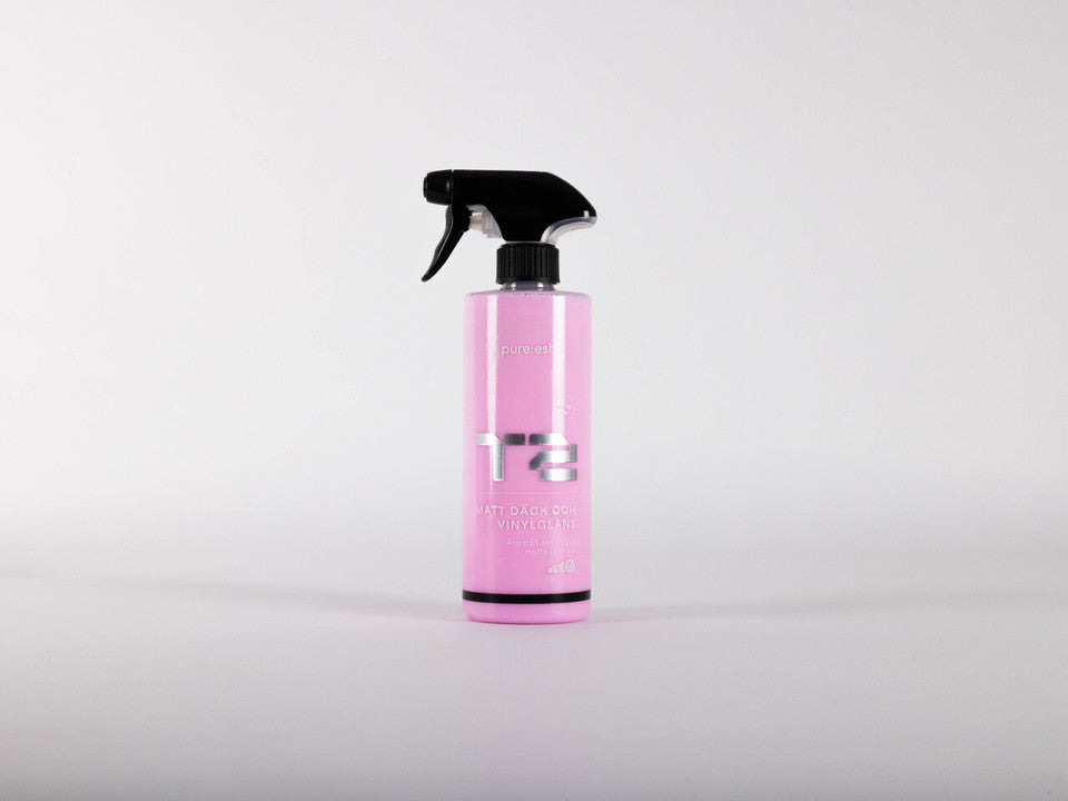 Pureest T2 Däckglans Matt 500ml – För en ny, naturligt matt look - Bilupplysningen