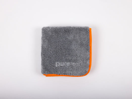 Pureest Mikrofiberduk – Grå, 40x40 cm med extra tjock mikrofiber