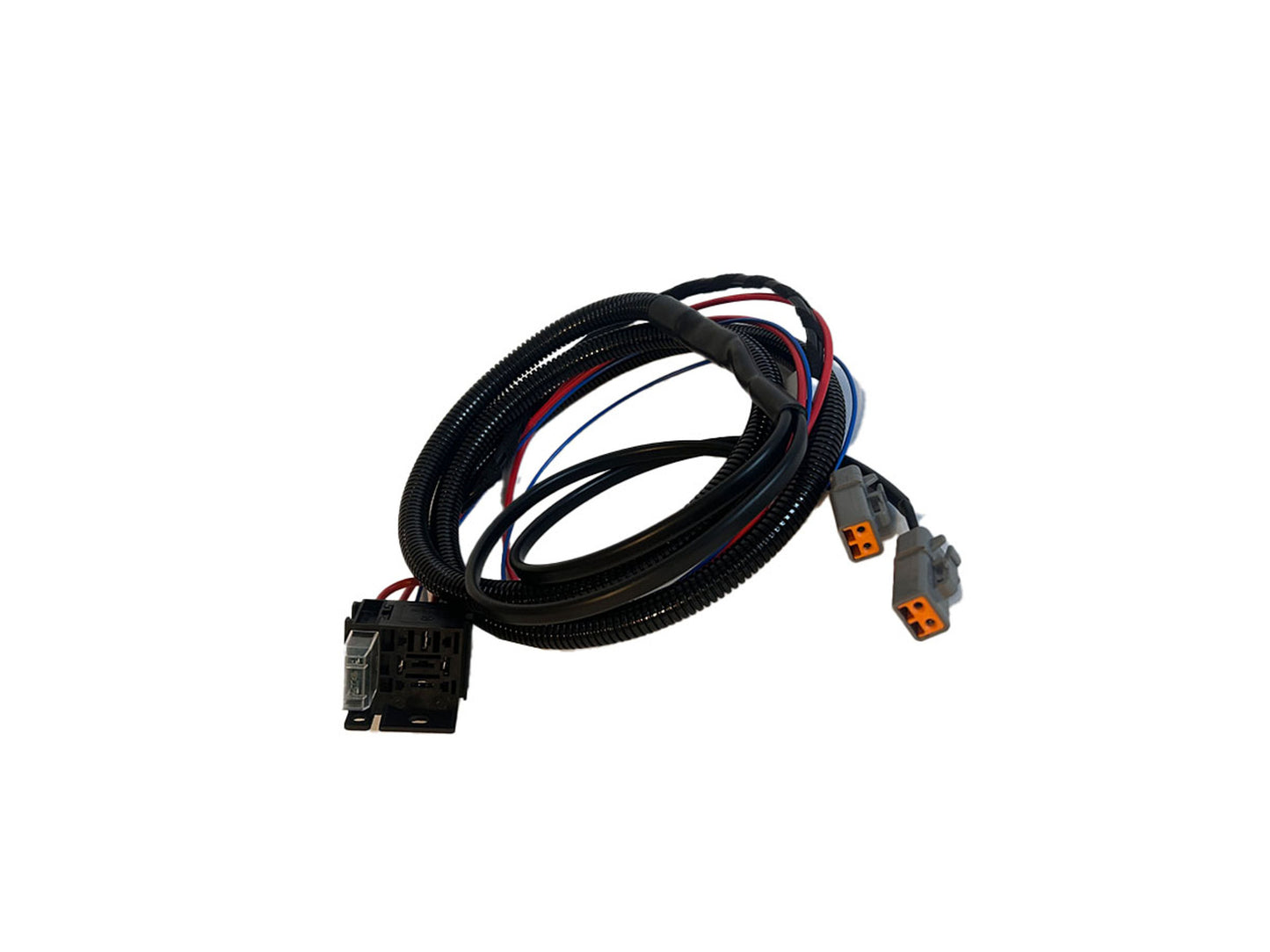 Auxiliary light wiring with relay, 2m, 2x180W with DTP female (Fused with 30A)
