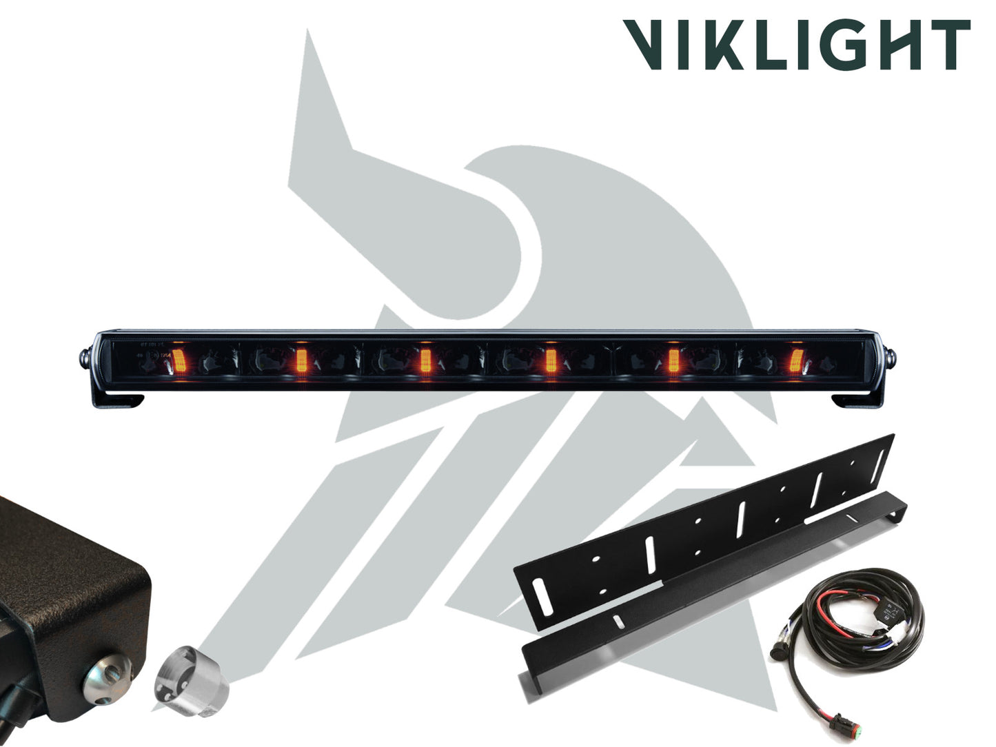 Viklight Ymer Extraljus 11 400 lm LED-ramp 20” – E-godkänd & ultratunn design - Bilupplysningen