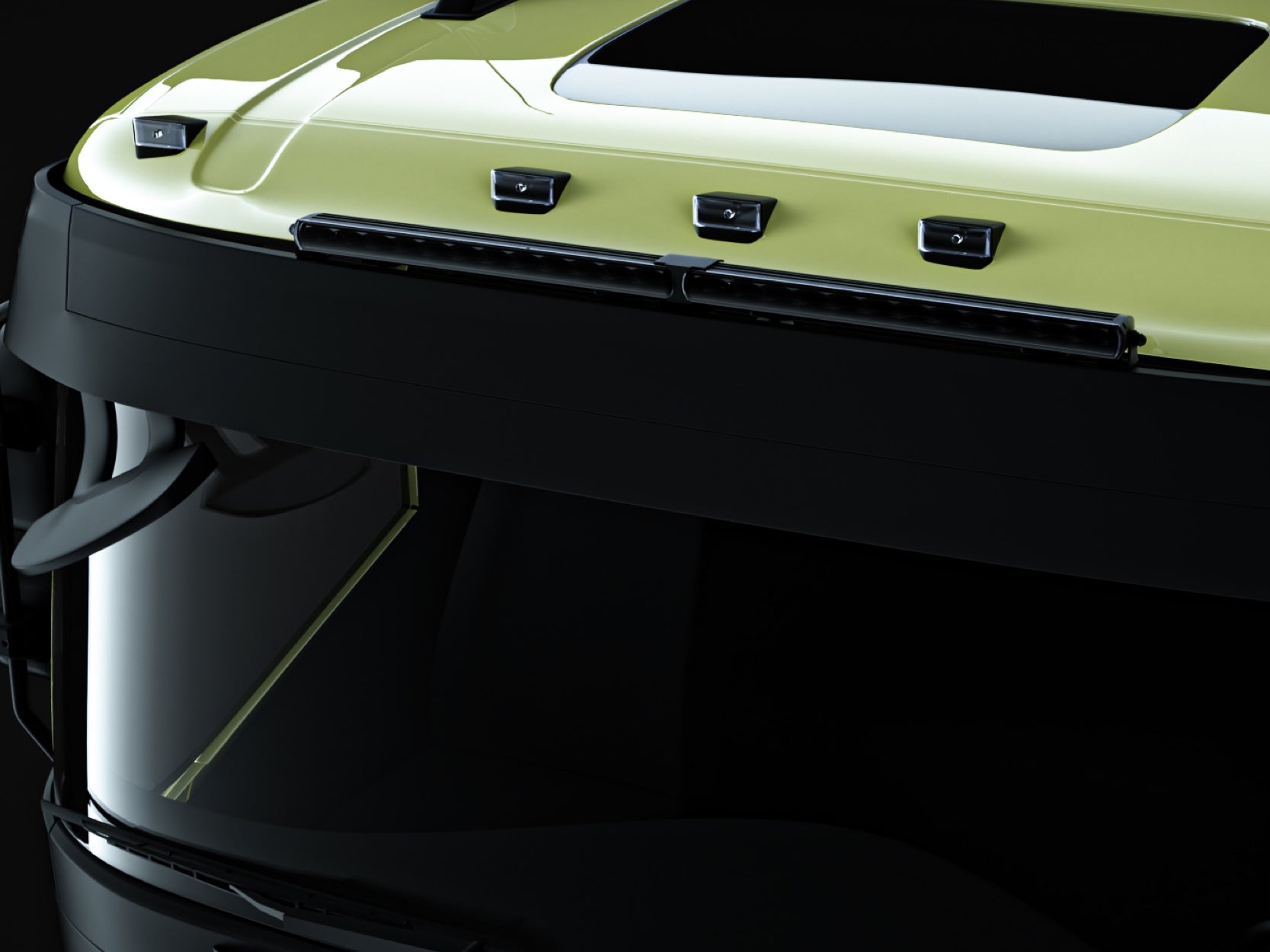 Viklight Ymer Pro 2x20tum LED Extraljus – Solskyddskit Volvo FH/FM/FMX 2021+ - Bilupplysningen