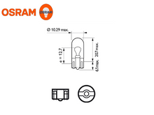 T10 (W5W) Osram Original Line Glödlampa 2-Pack - Bilupplysningen