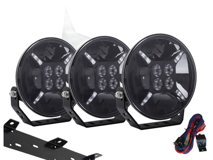 Extraljuspaket Viklight Nord 160W 22 cm LED – 3-pack med kablage & fäste - Bilupplysningen
