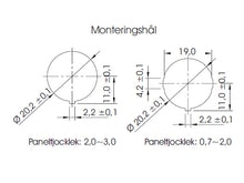 Vaggströmbrytare Röd I-0-II - Bilupplysningen