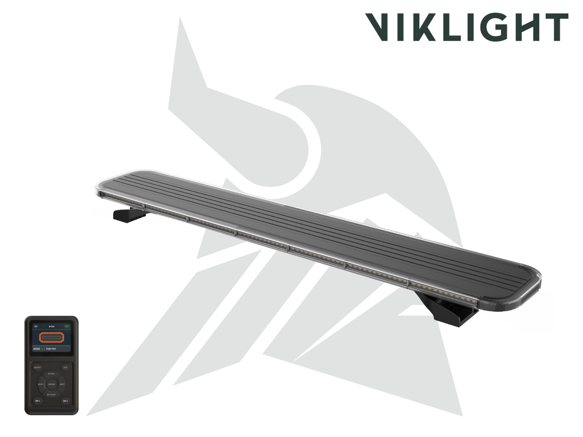 Viklight Spark PRO 105 cm LED-blixtljusramp – ECE-godkänd med trådlös fjärrkontroll - Bilupplysningen