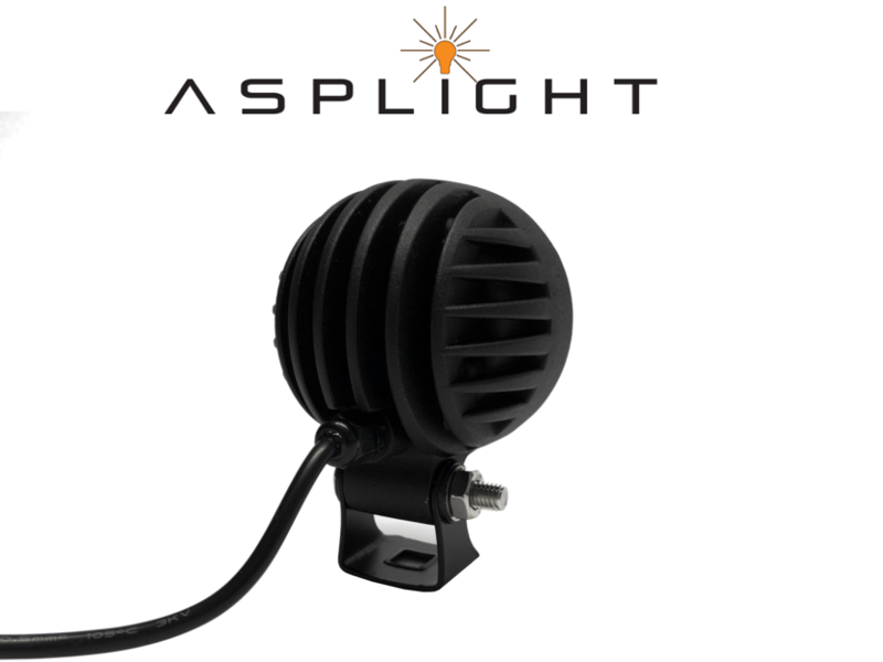 Asplight Rund LED-Arbetslampa – Kompakt och mångsidig belysning - Bilupplysningen